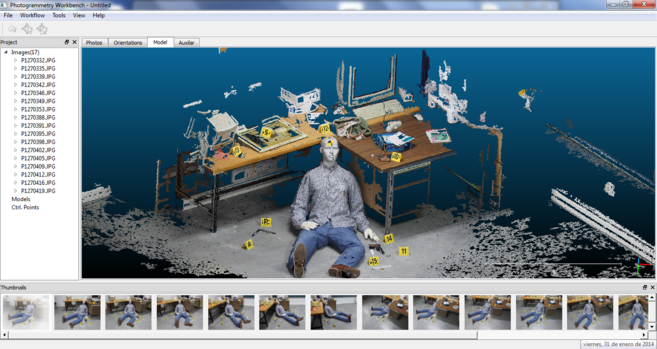3D Reconstrucción de la escena y la realidad aumentada